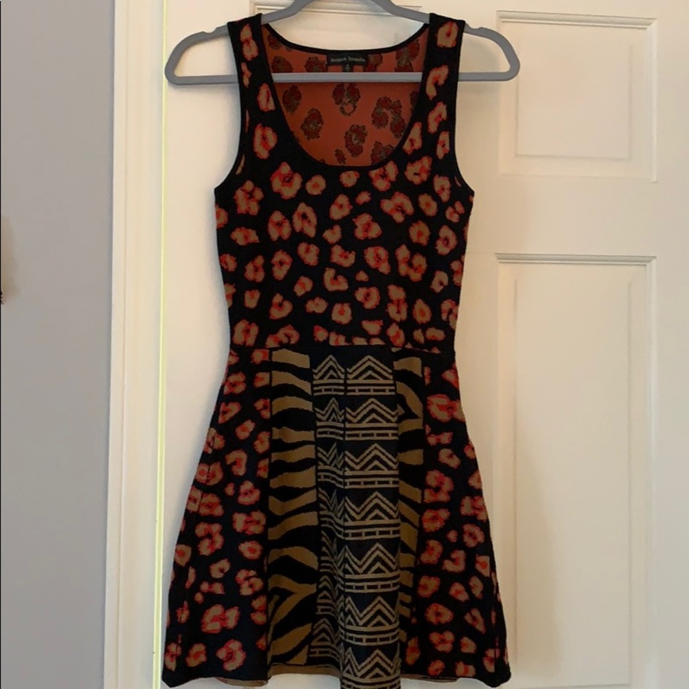 Animal Print Sweater Dress